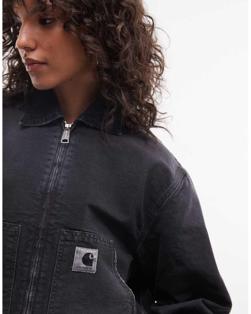 Carhartt Blue Og Arcan Double Zip Jacket