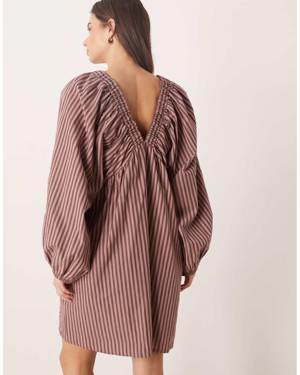 ASOS Pink Babydoll Mini Dress