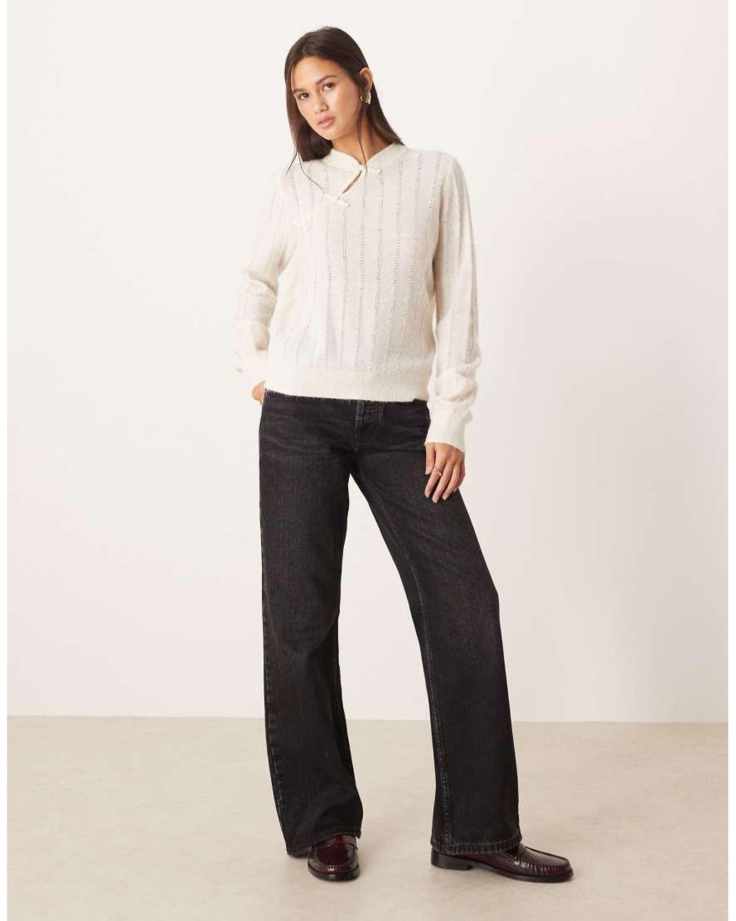 Y.A.S Natural Textured Knitted Jumper