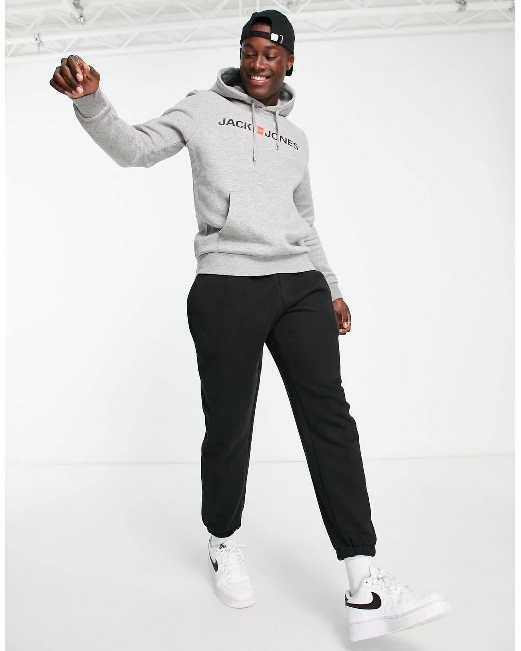 Jack & Jones Essentials – kapuzenpullover in Metallic für Herren