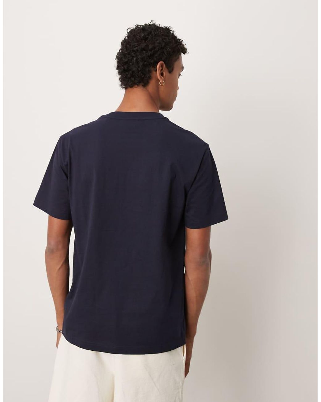 Gant Blue Collegiate Logo T-shirt for men