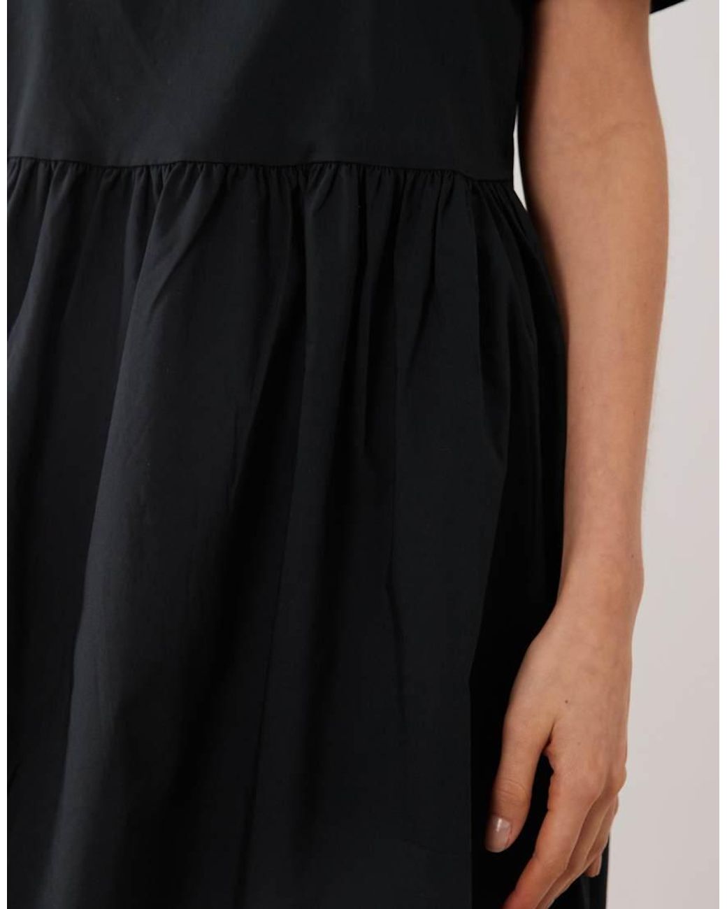 Jdy Black Short Sleeve Mini Dress