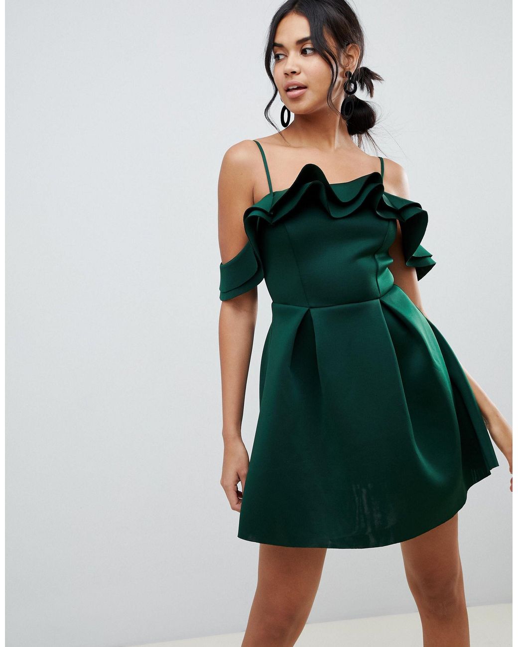 scuba cami prom mini dress