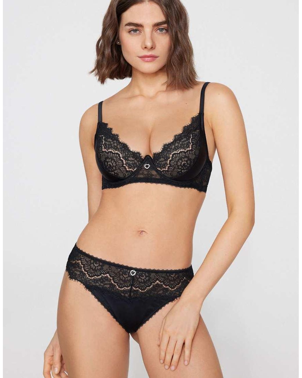 Tezenis Black Dark Romance Brazilian Brief