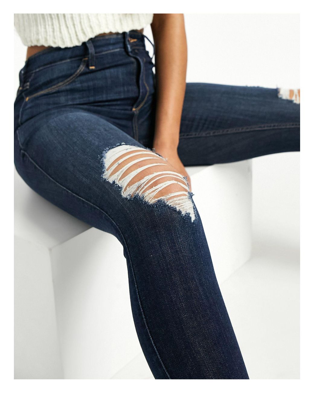 Hollister Denim Curvy Fit Mom Jeans 