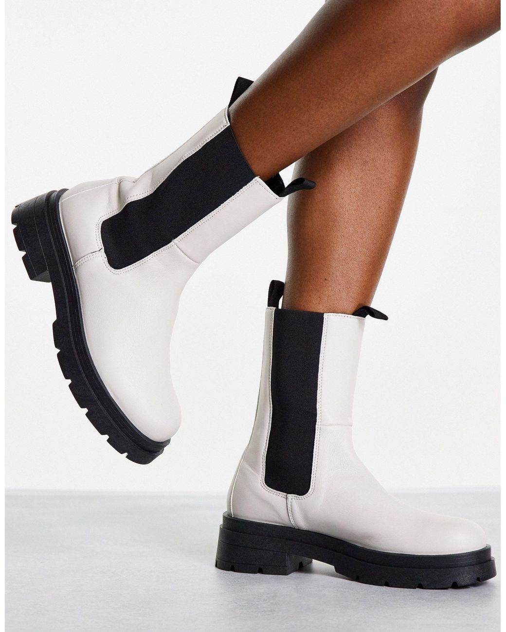 TOPSHOP Kylie Chunky Chelsea Boot | Lyst