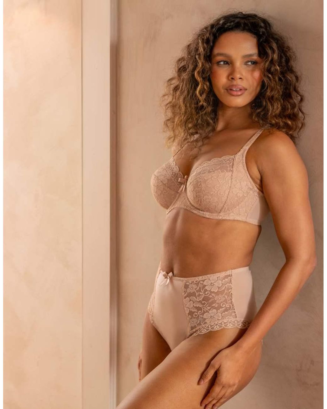 Pour Moi Brown Rebel Underwired Side Support Bra D