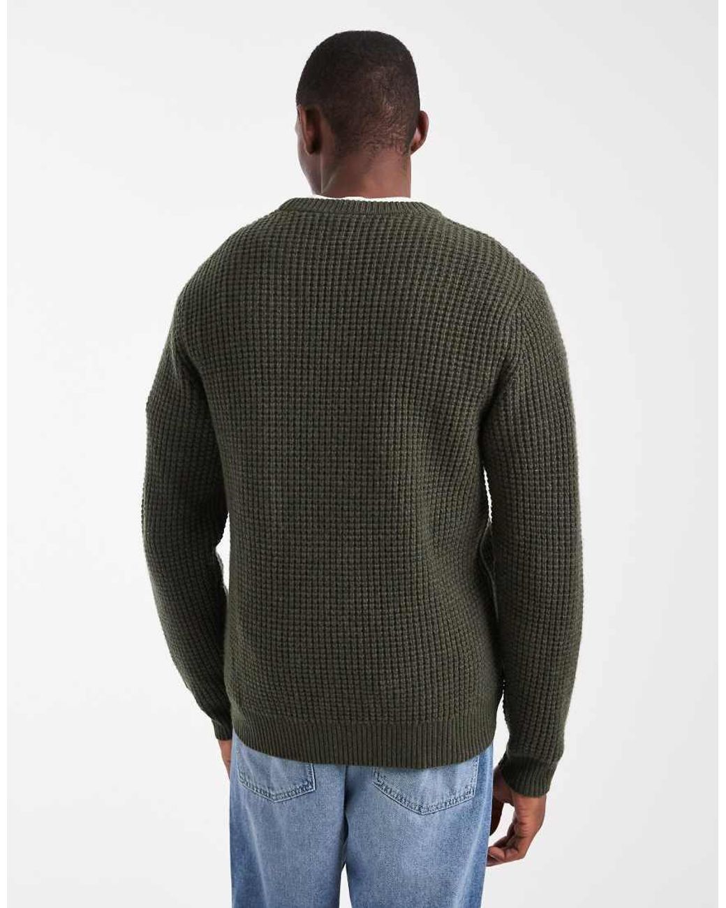 Levi's Gray Presidio Texture Knit Sweater for men