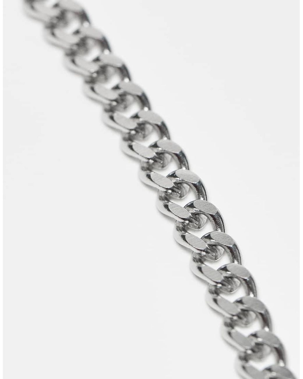 ASOS Green Waterproof Stainless Steel Short Slim 4Mm Chain Necklace for men