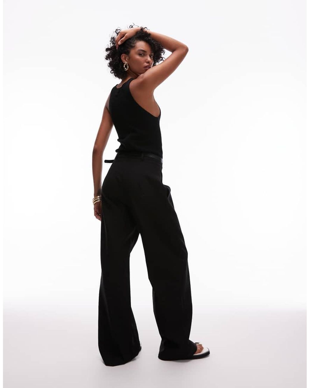 Mango White Knitted Top Jumpsuit