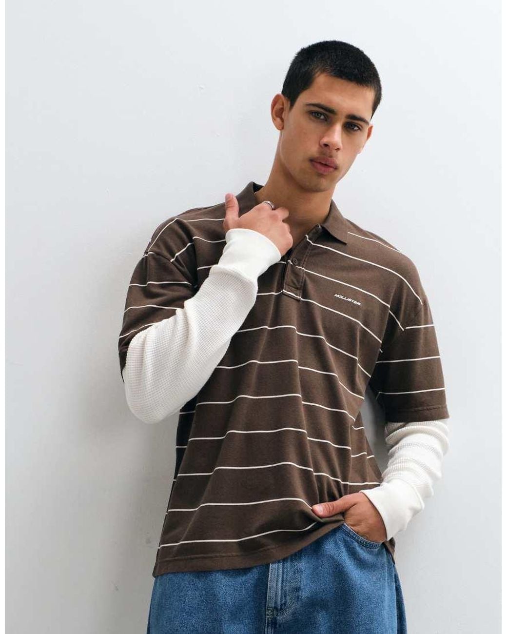 Hollister Gray Long Sleeve 2 for men