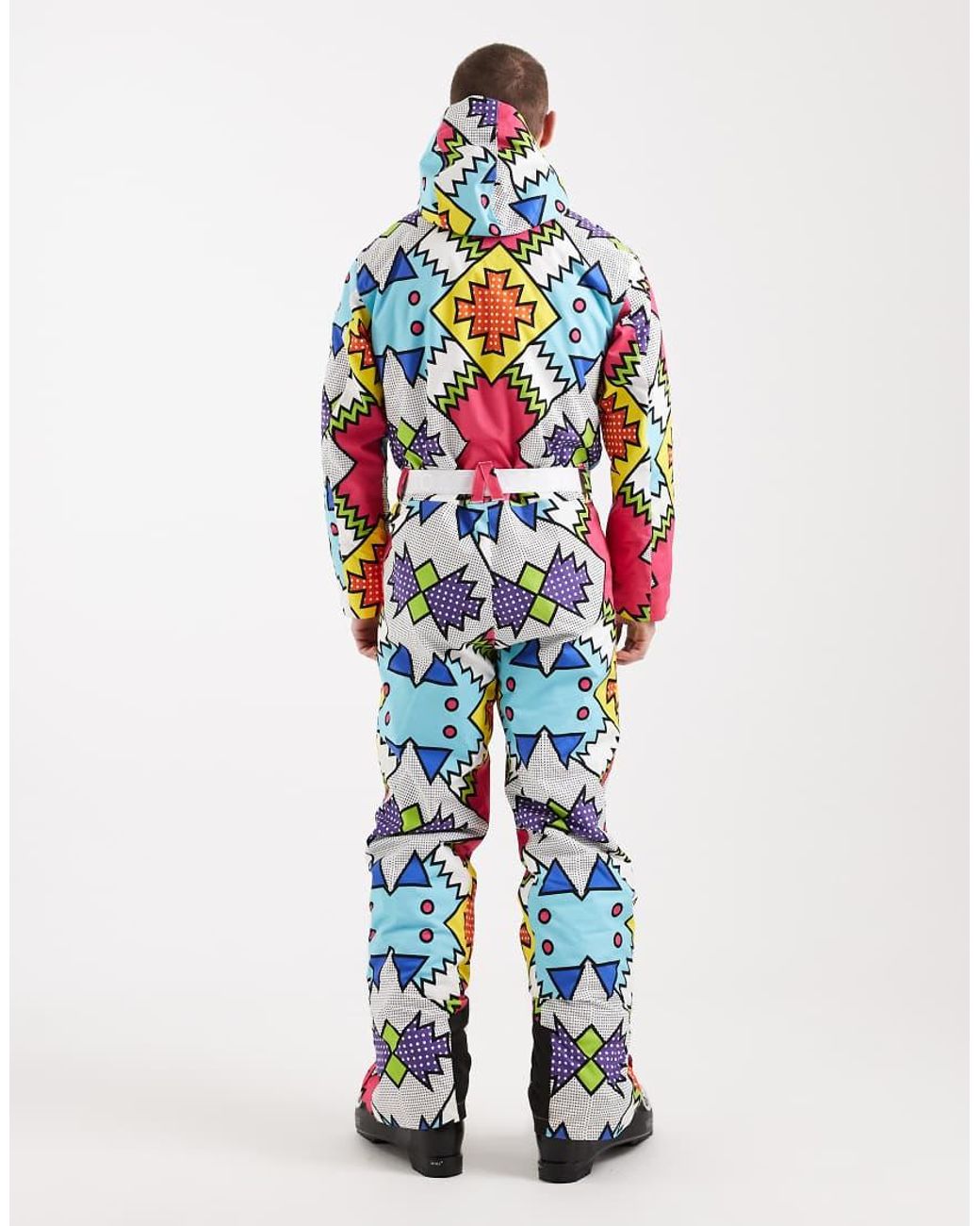OOSC White Day Tripper Ski Suit for men