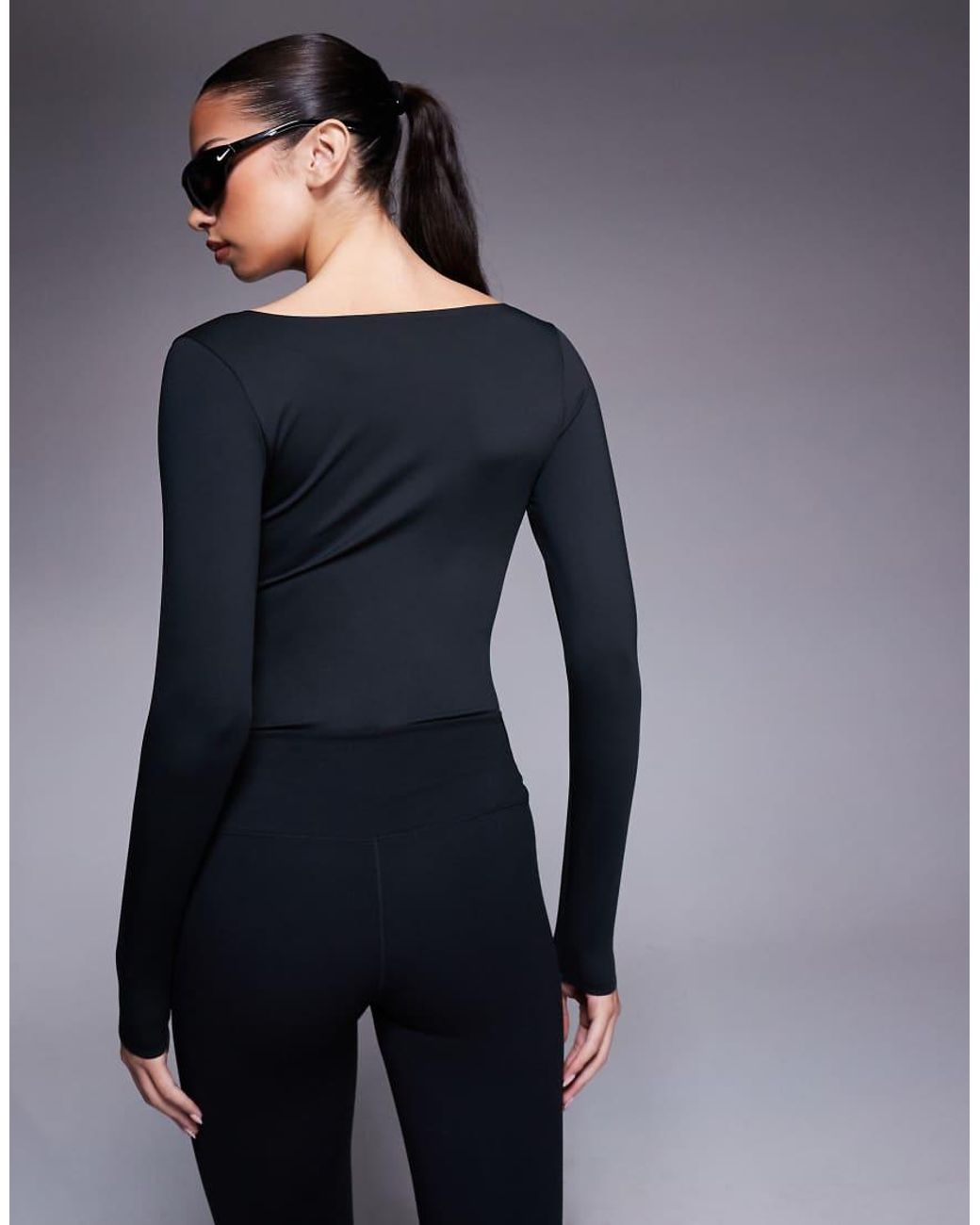 Nike Blue Form Long Sleeve Bodysuit