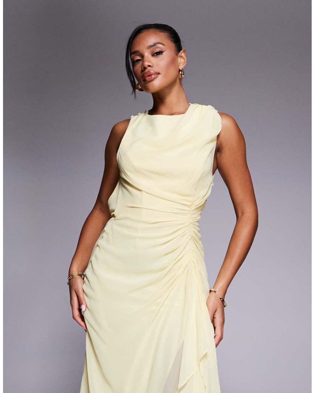 princess polly baby blue dress Shop ASOS DESIGN sleeveless high neck devore maxi dress with ruched skirt  detail in lime on Sale at BeyondStyle  Get 10% Off ASOS DESIGN sleeveless  high neck devore maxi dress with