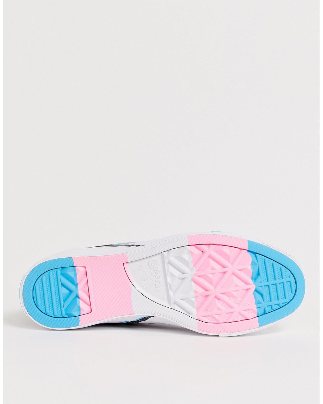 Converse Pride Chuck Taylor Hi All Star Blue And Pink Lightening