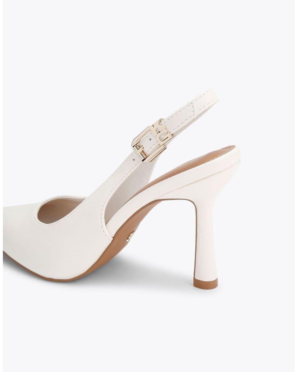 KG by Kurt Geiger White Adina Heeled Shoes