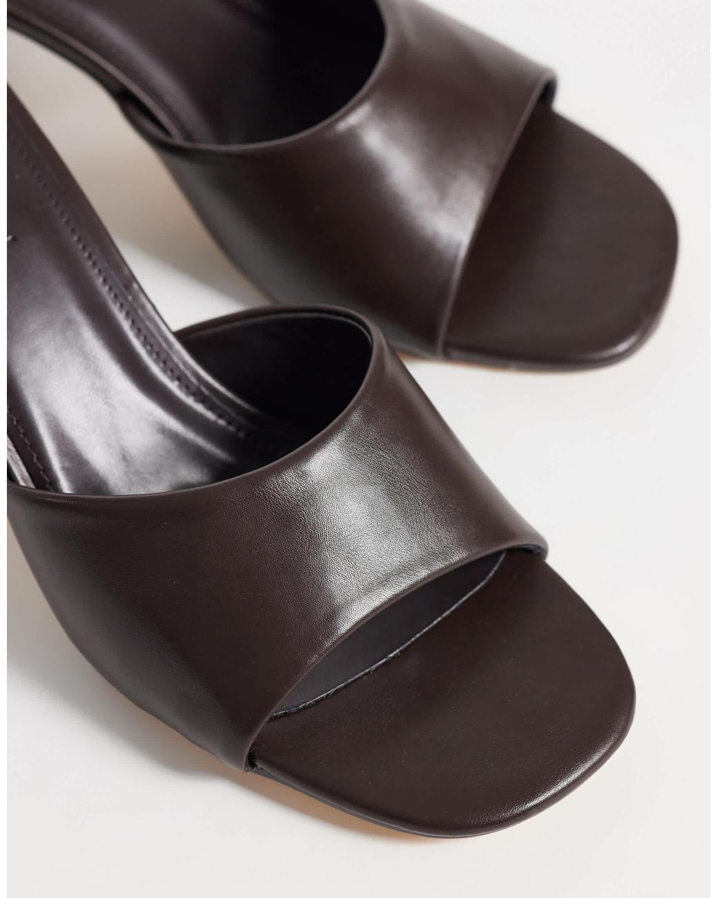 SEQWL Brown Bora Heeled Sandals