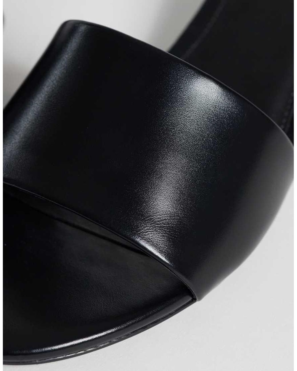 Mango Black Classic Heeled Sandals