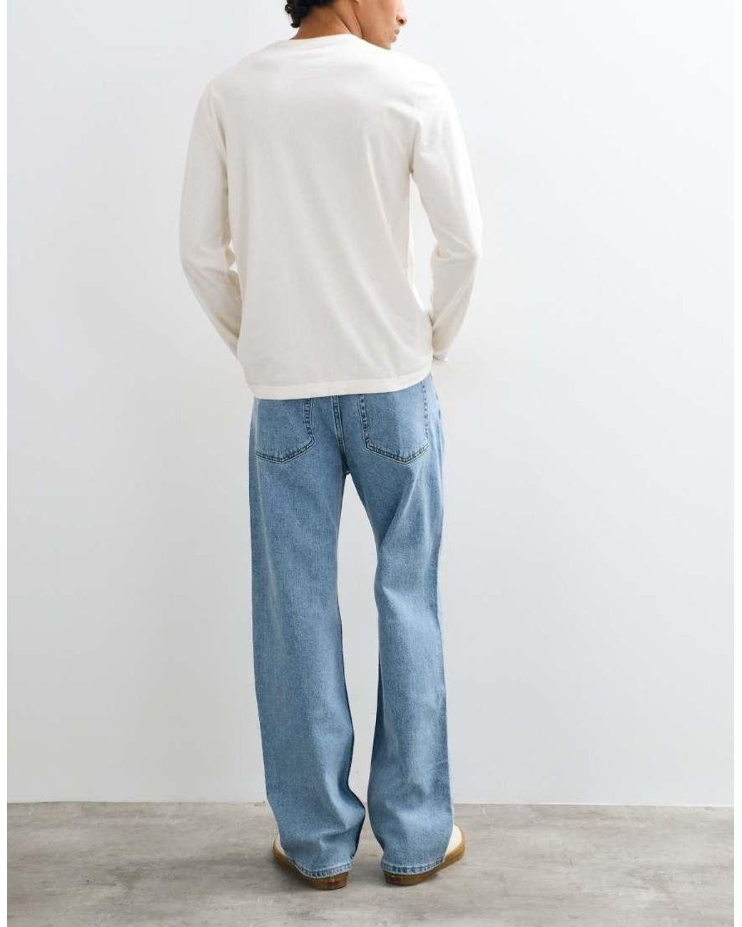 Hollister Blue Relaxed Fit Jeans for men