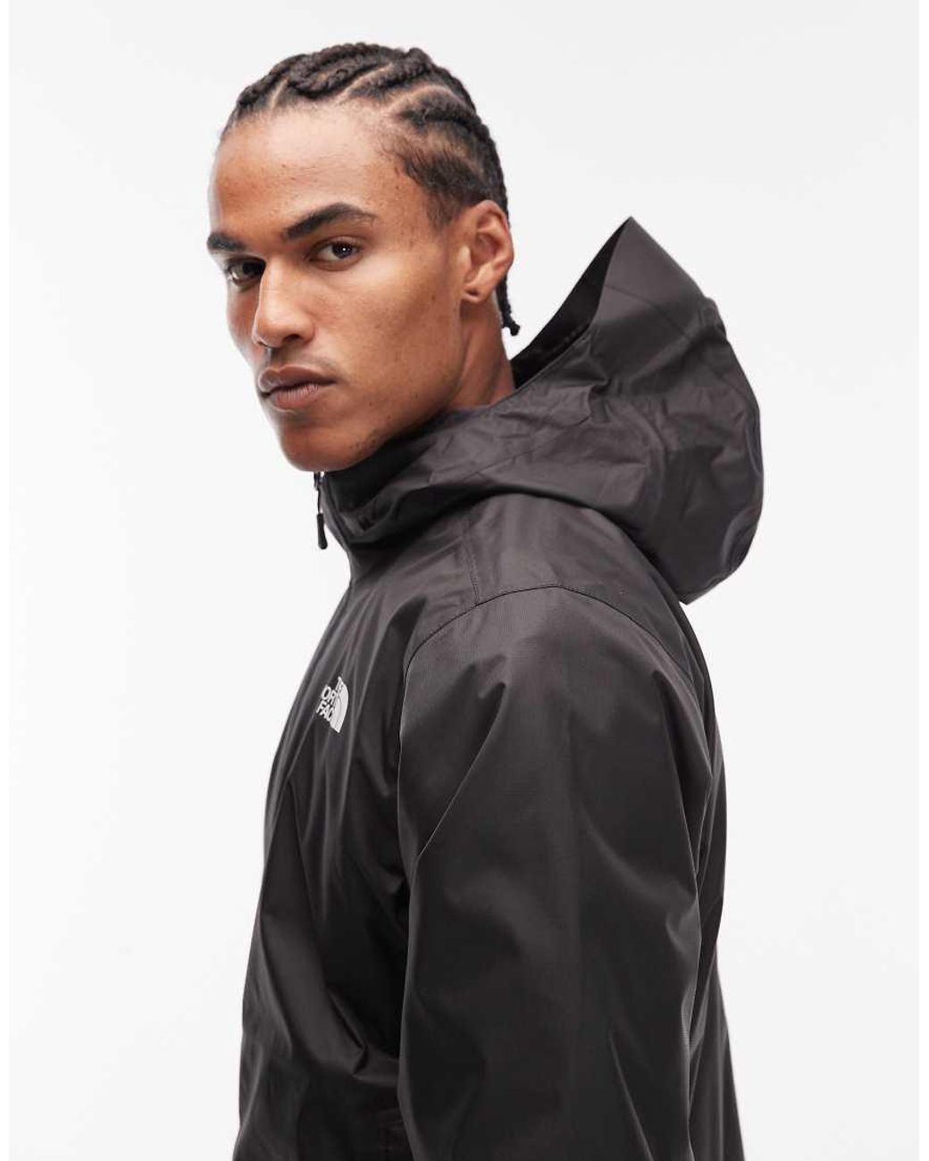 The North Face Black Quest Dryvent Waterproof Hooded Jacket for men