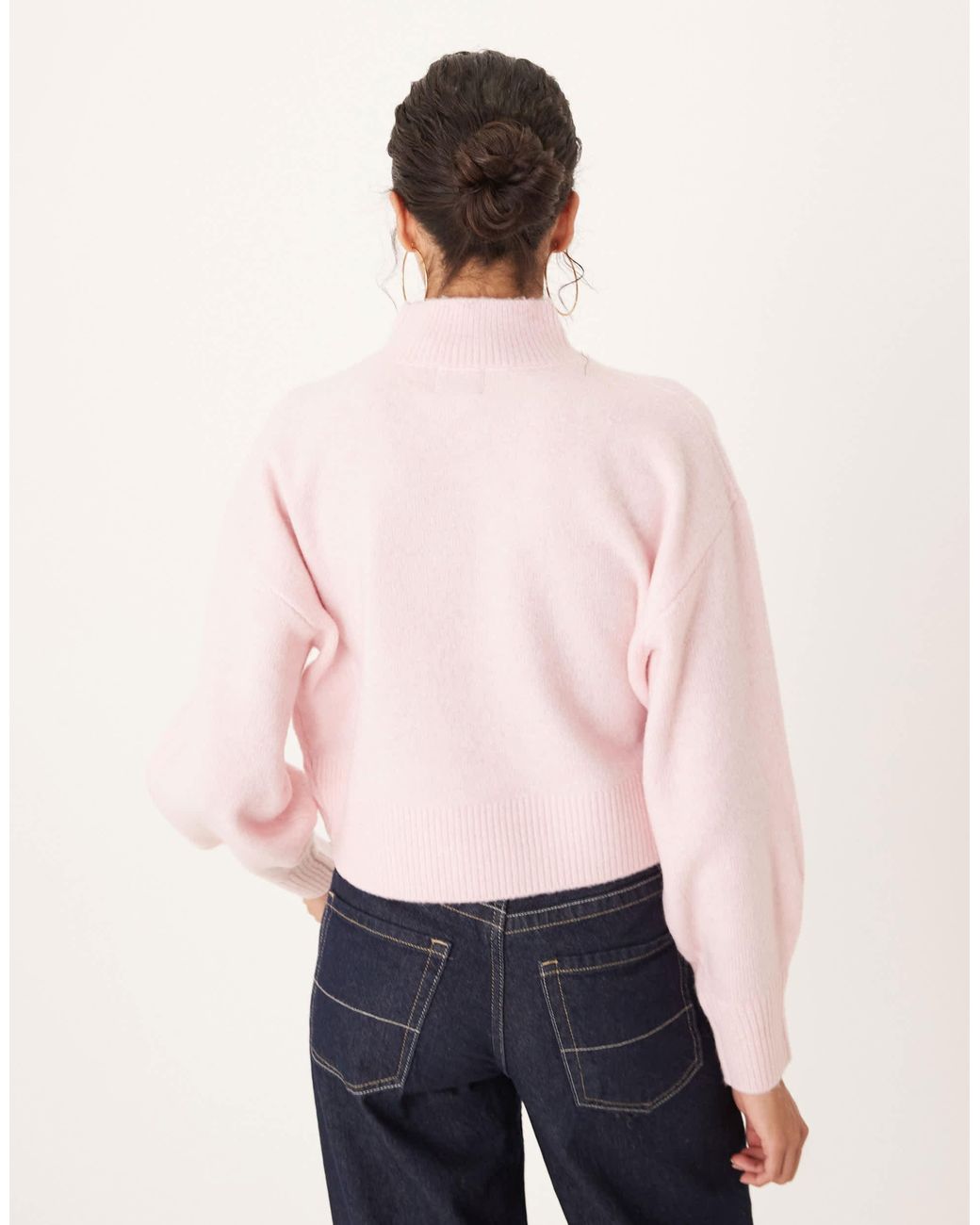 ASOS Pink High Neck Sweater