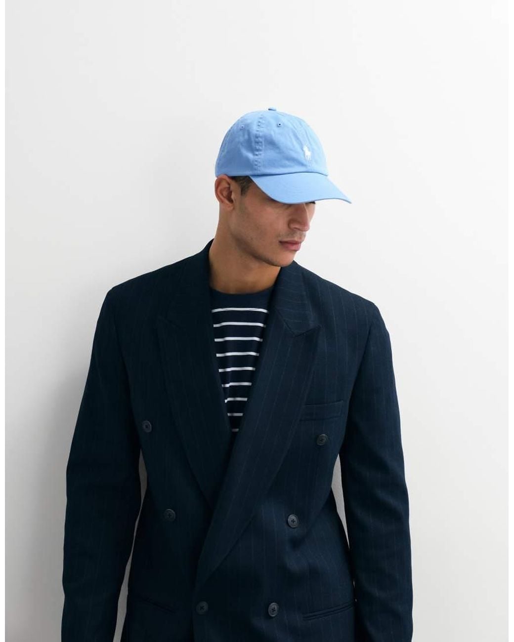 Polo Ralph Lauren Blue Icon Logo Twill Baseball Cap for men