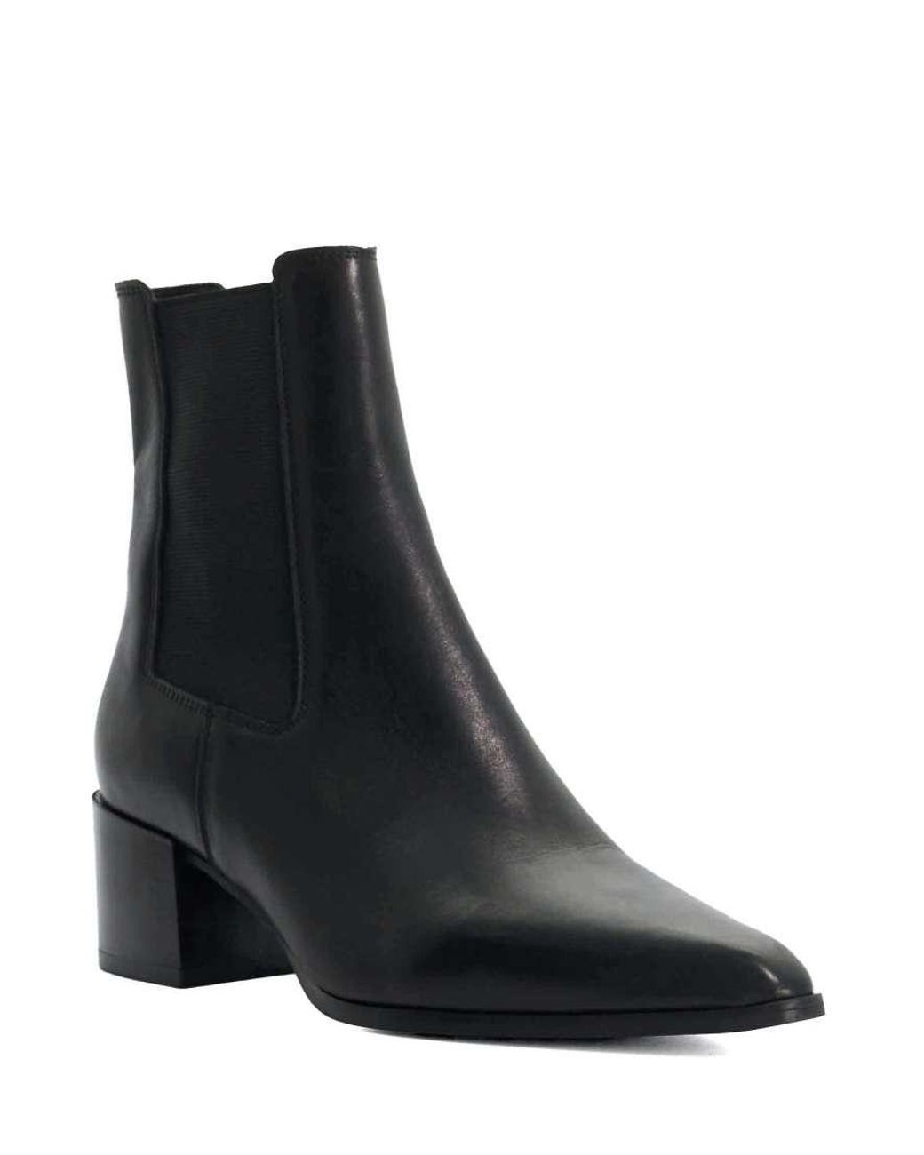 Dune Black Pimo Ankle Boots