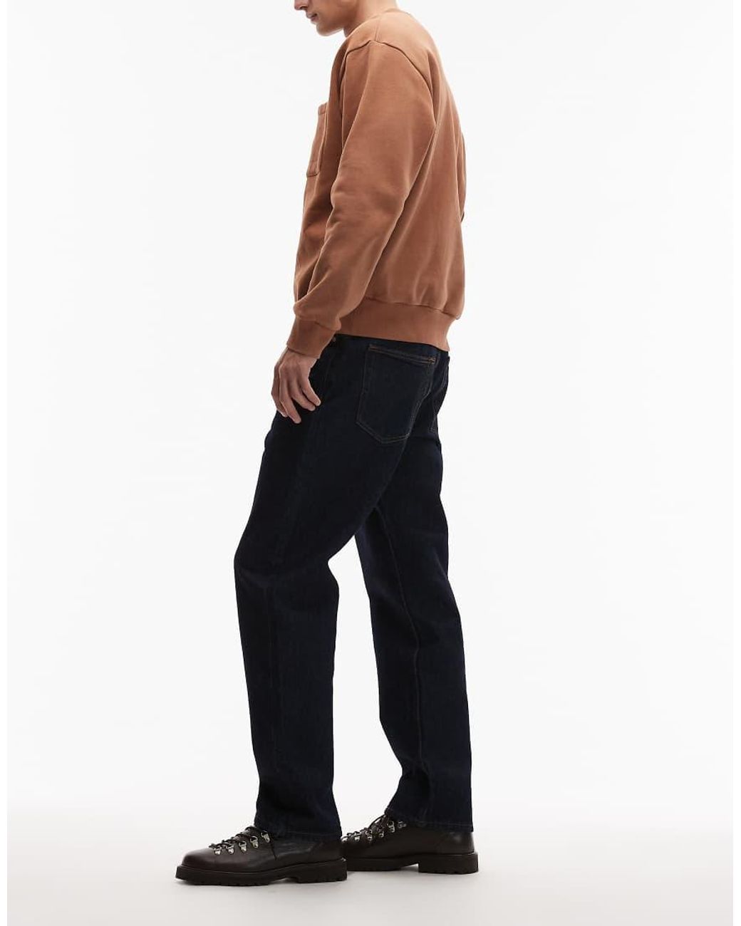 Only & Sons Blue Edge Straight Fit Jeans for men