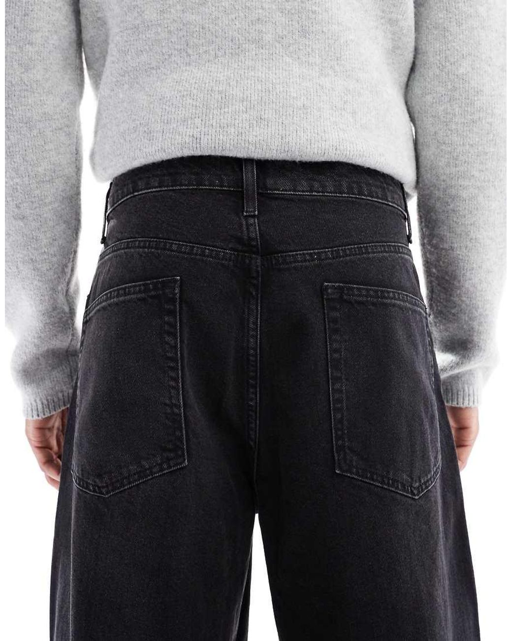 ASOS White Extreme Baggy Jeans for men