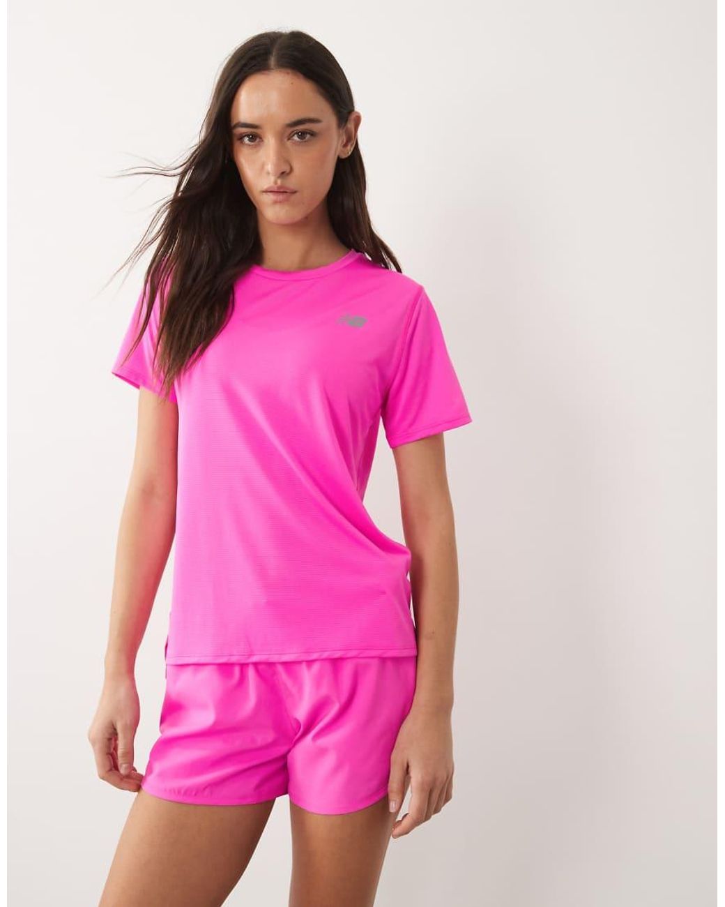 New Balance Pink Sports Essentials T-shirt