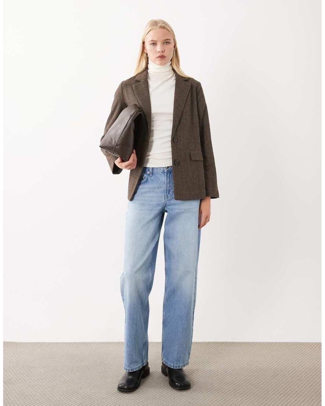 Mango Brown Teen Jacket