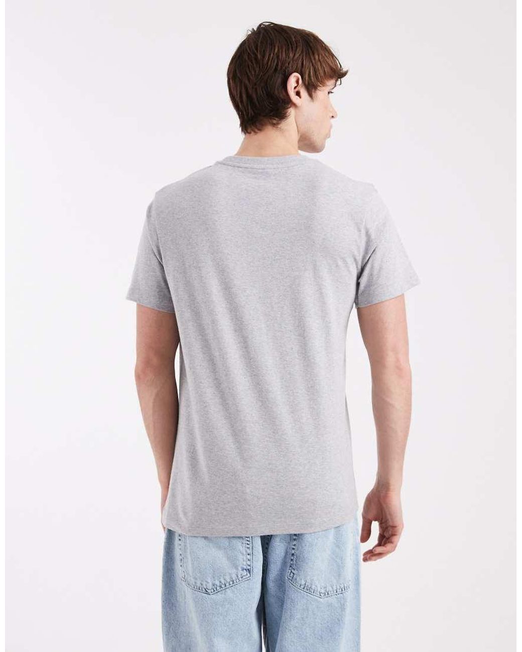 ASOS Gray Essentials Regular Fit T-shirt for men