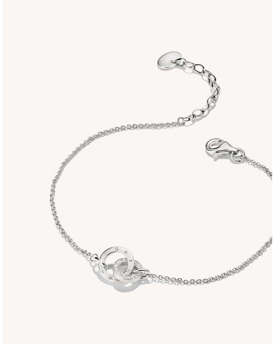 Thomas Sabo Natural Bracelet Together With Zirconia