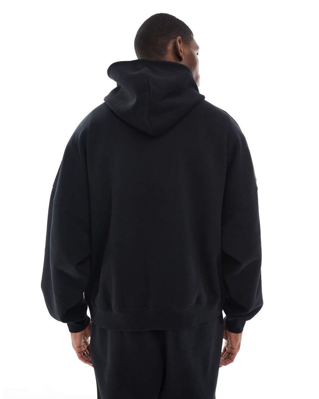 ASOS Blue Essentials Extreme Oversized Hoodie for men