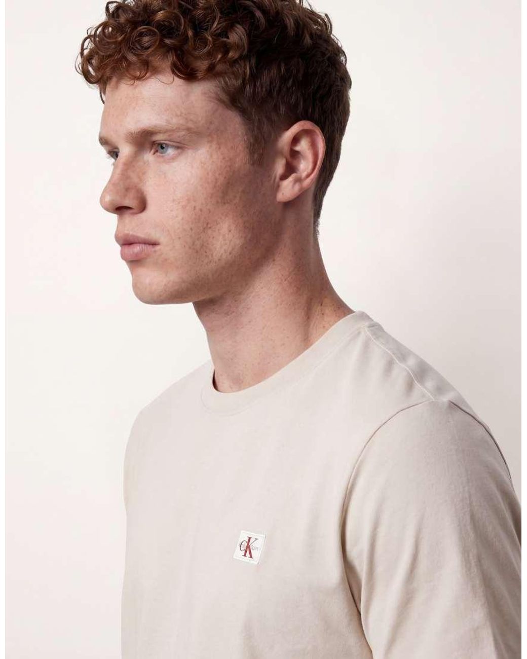 Calvin Klein Natural Badge Classic T-shirt for men