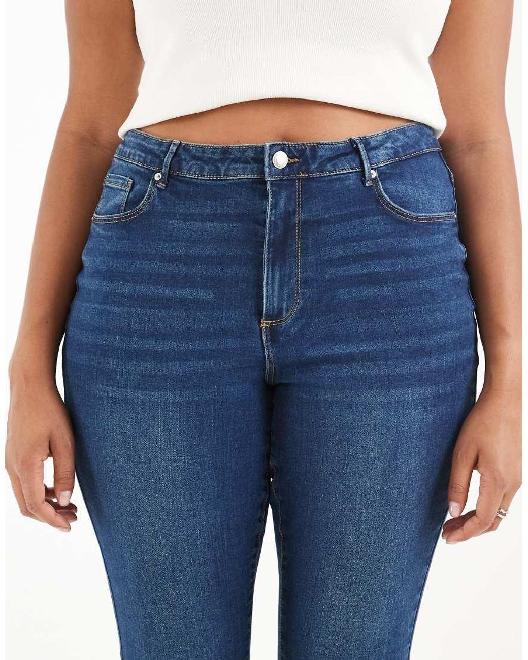 Vero Moda Blue High Waist Skinny Jeans