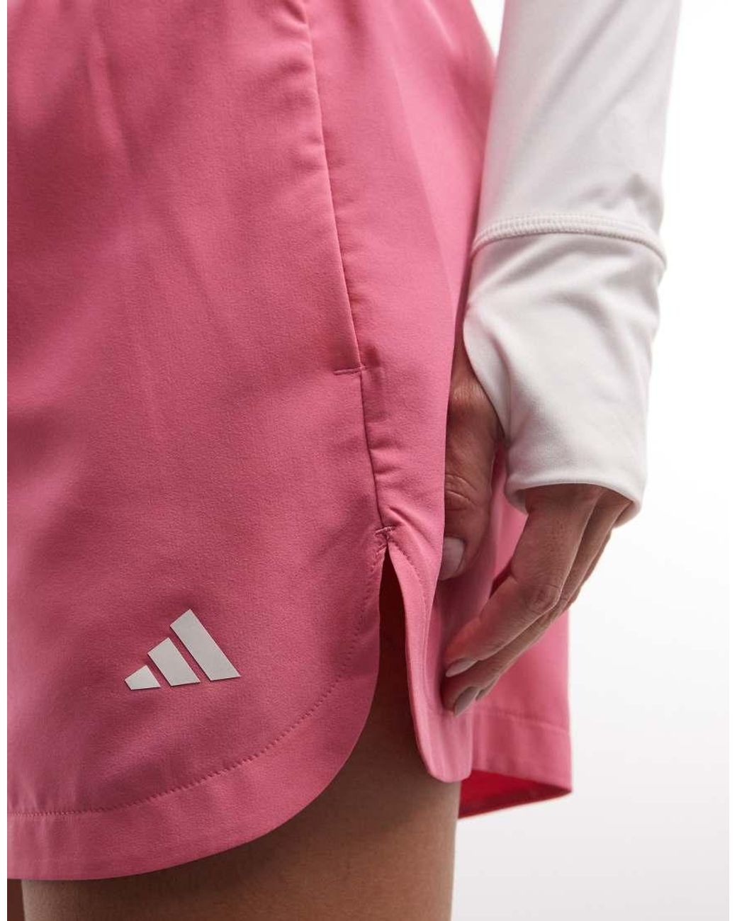 Adidas Originals Red Adidas Sportswear Three Stripes Studios Shorts