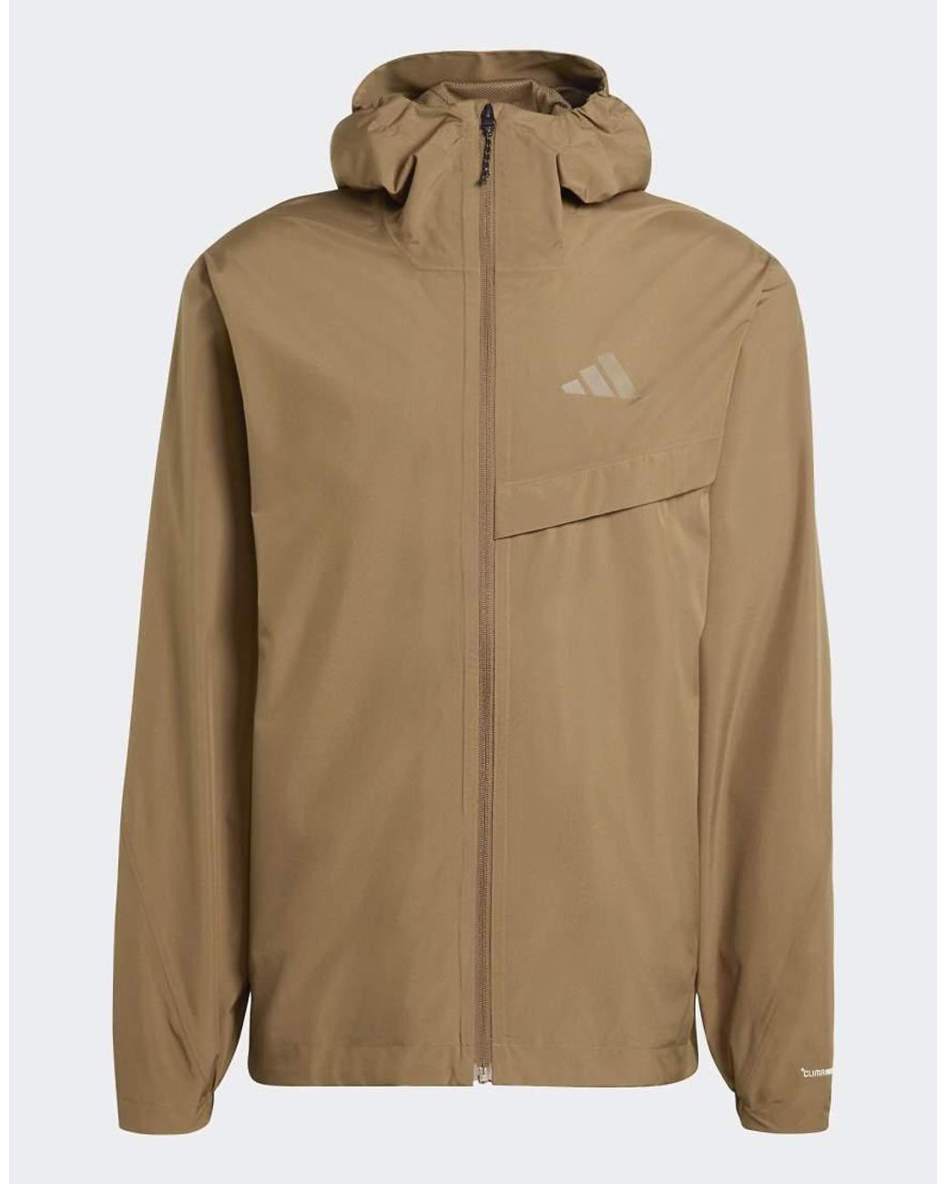 Adidas Originals Natural Terrex Multi 2 Layer Climaproof Rain Jacket for men