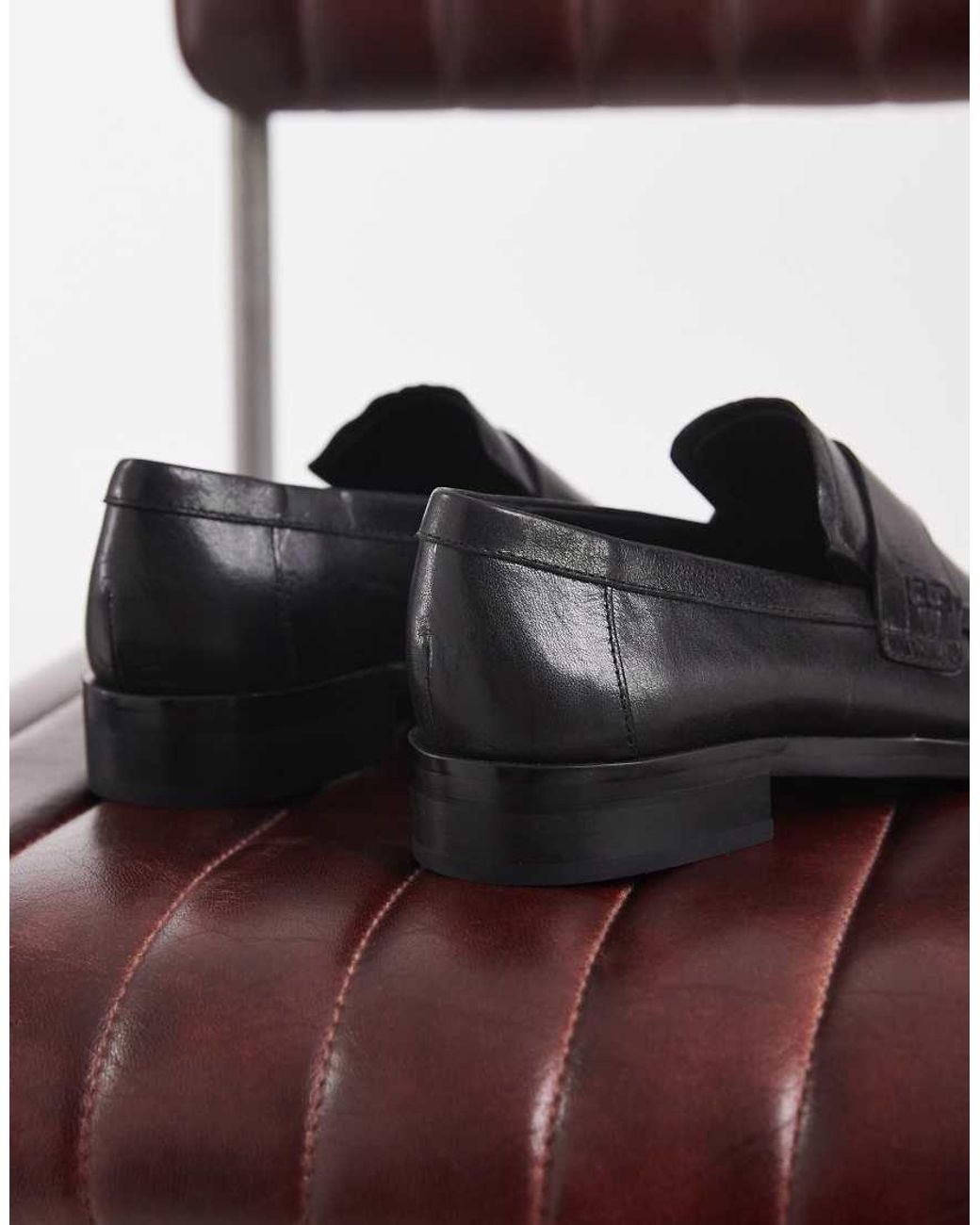 Tony Bianco Purple Grand Square Toe Loafers