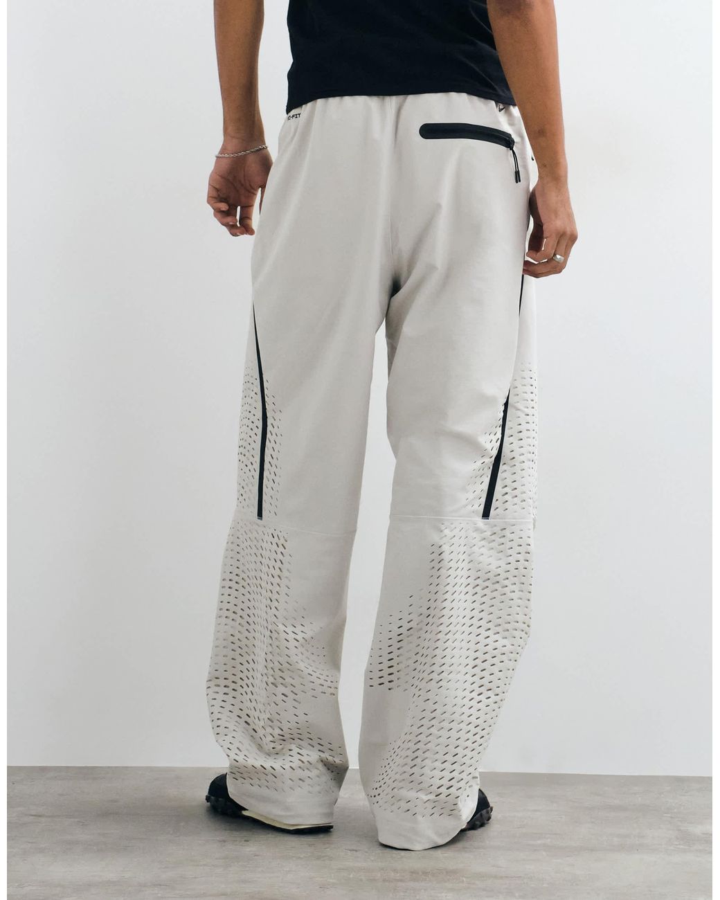 Nike White Tech Evolution Wide Leg Pants for men