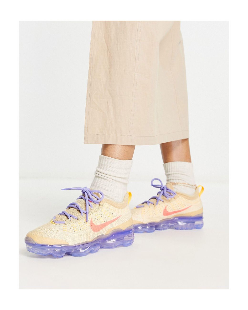 Air vapormax 2023 baskets vanille p le multicolore Nike en