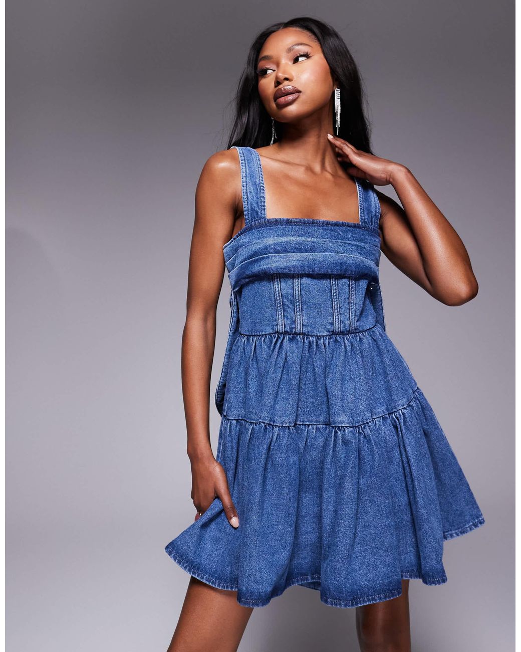 paris jackson dress Black 2024 Grammys Strapless Red Carpet Perennial Shirt Dress - Color:Light blue livecategory:Knitwear
