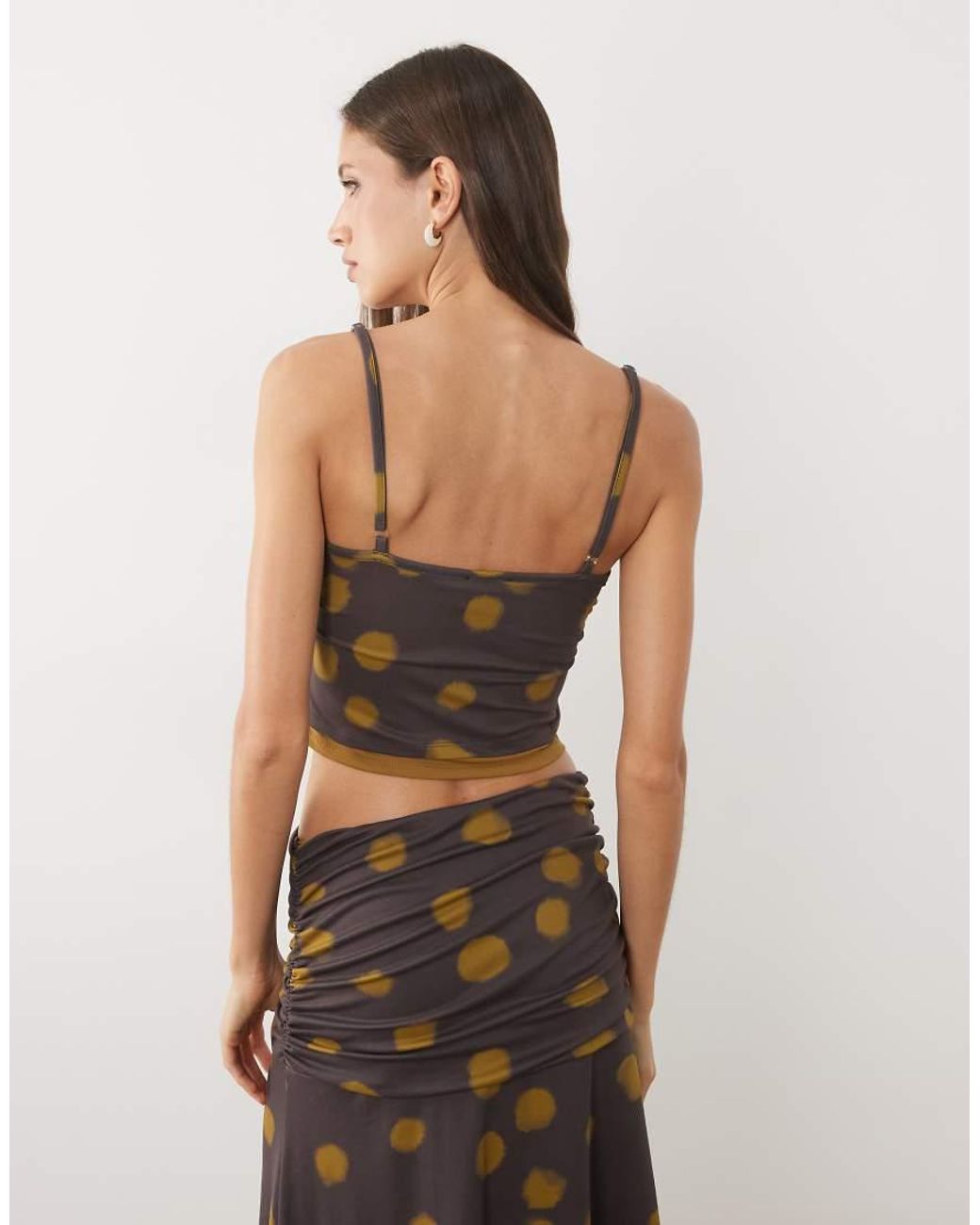 ASOS Multicolor Double Layer Co-Ord Cami Top