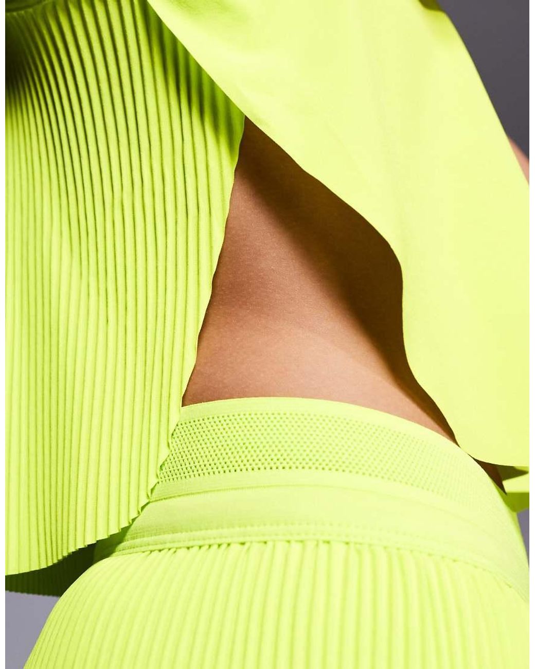 Nike Green Aeroswift Dri-fit Plisse Vest