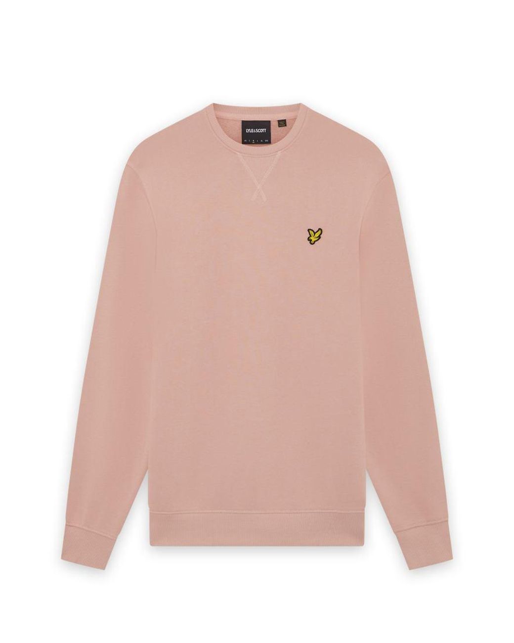 Lyle & Scott Pink Mid Layers Crew Neck Sweatshirt for men