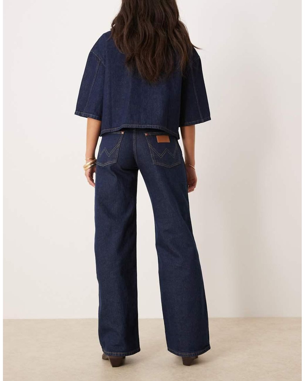 Wrangler Blue Wide Leg Jeans