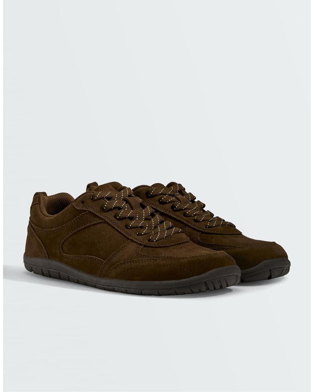 Oysho Brown Multi-activity Suede Barefoot Trainers