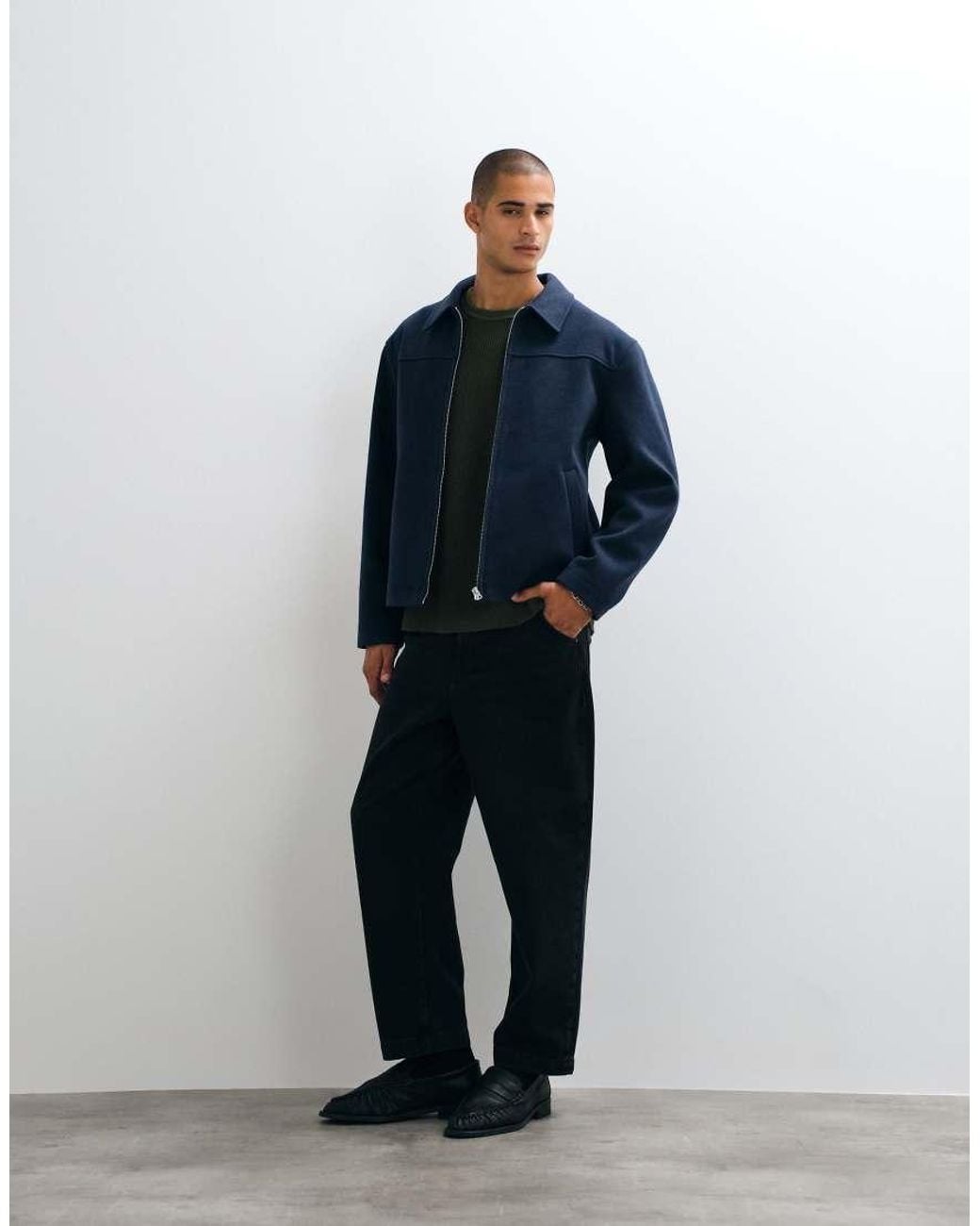 ASOS Jack Met Rits in het Blue voor heren