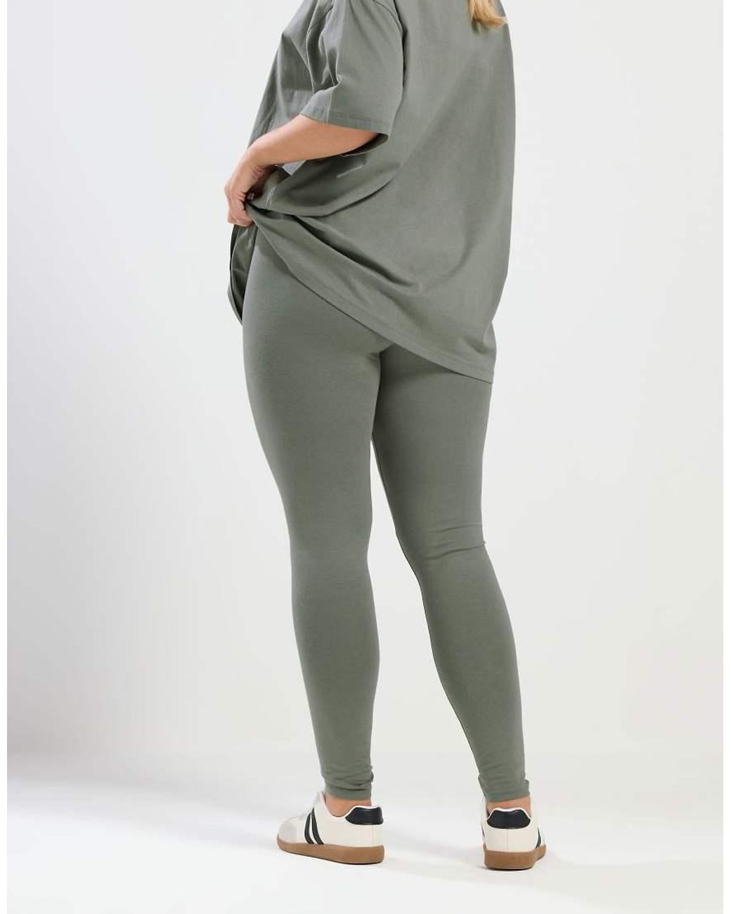 Yours Clothing Green Basic Legging