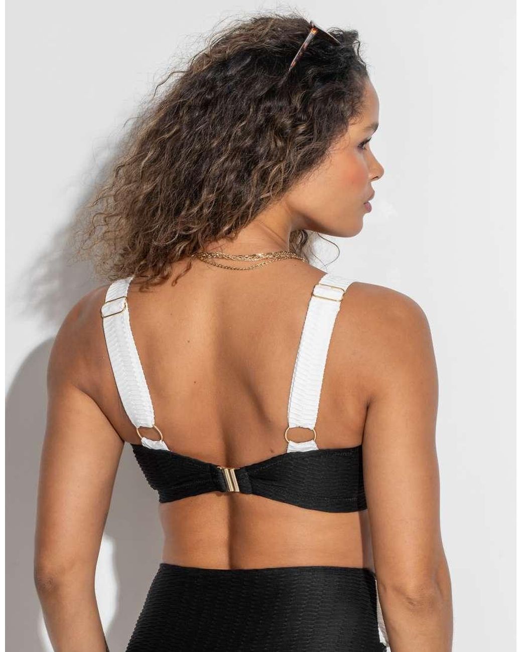 Pour Moi Blue Acapulco Hidden Underwired Bikini Top